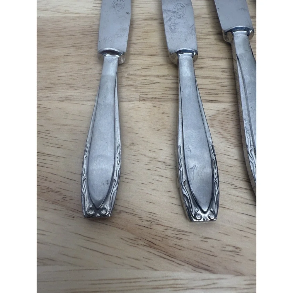 T.‎ Fernandes 85 inox Guimaraes Set Of 7 Knifes Portugal 2 Butter 5 Regular #AA